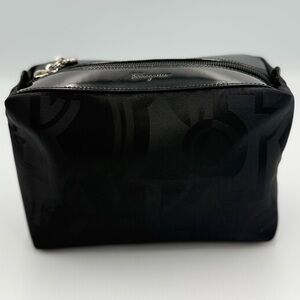 Salvatore Ferragamo Leather and Nylon Cosmetic Case